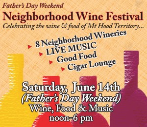 Mt Hood winefest 8 x11 poster 2014